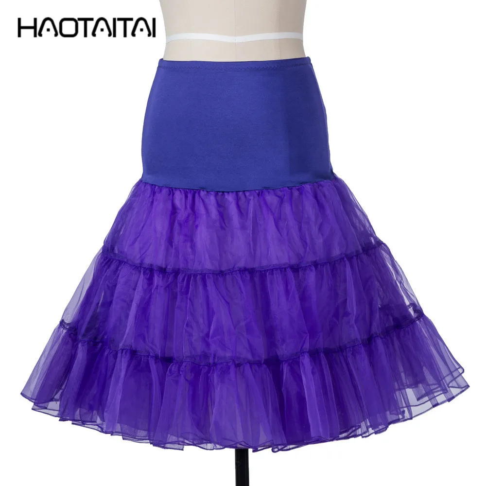 Одежда высшего качества Юбки Для Свадебное платье черный кринолин девочек