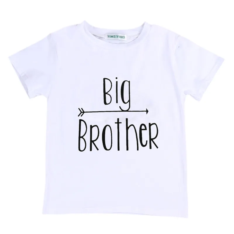 Футболка детская хлопковая с коротким рукавом и принтом Big Brother|children boy t-shirts|boys