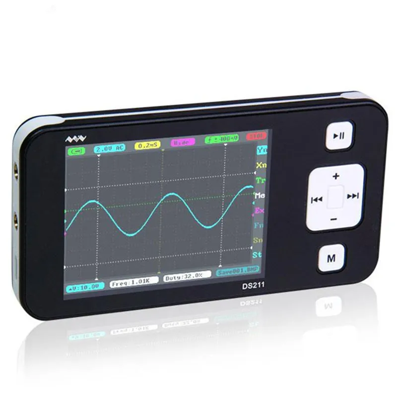 Портативный Ручной цифровой ARM DS211 мини осциллограф 2 8 &quot комплект для основных