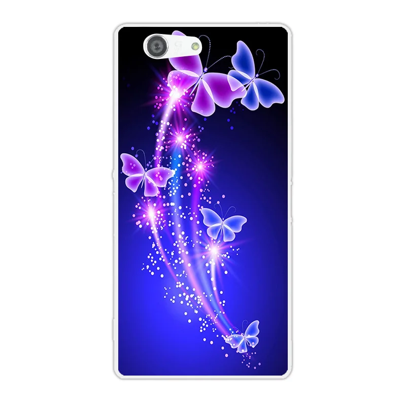 Мягкий ТПУ чехол для телефона Sony Xperia Z3 Compact Mini D5803 D5833 Meniscus 4 6 дюймов задняя крышка