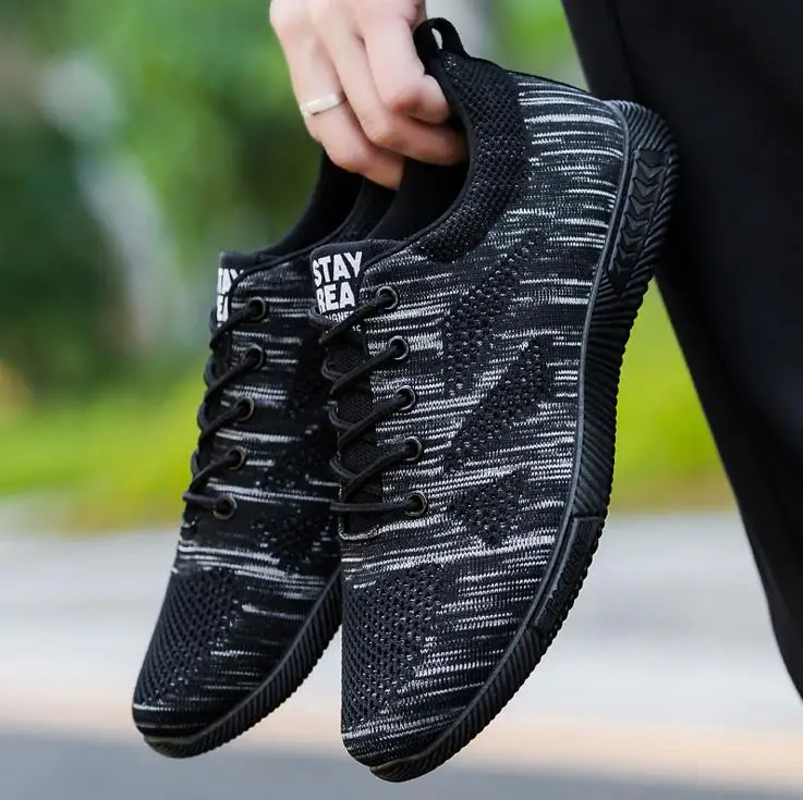 2020 Brand Summer Men Sock Sneakers Beathable Mesh Male tennis Casual Shoes Lace up Loafers Boys Super Light Trainers |