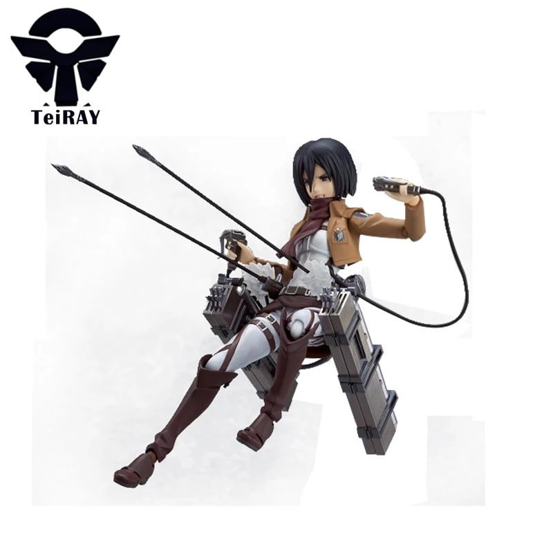 Экшн-фигурка из ПВХ Атака Титанов Эрен Леви Микаса 15 см Shingeki No Kyojin Коллекционная