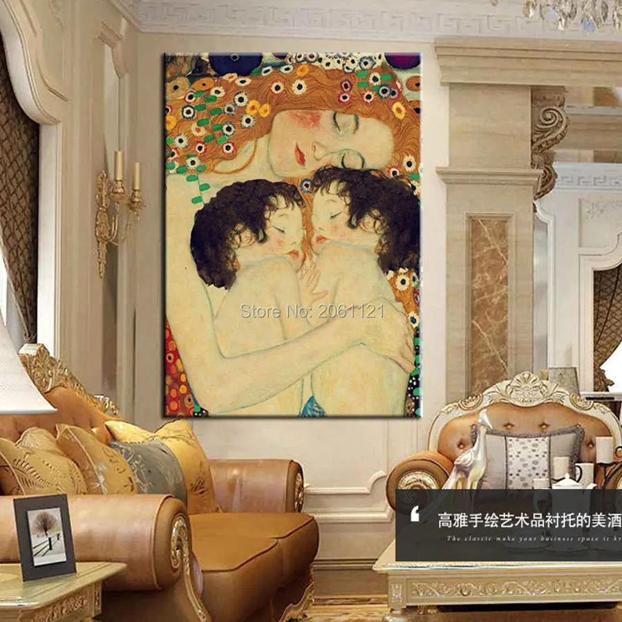 Ручная роспись мастер музейное качество картина маслом Густав Климт знаменитая