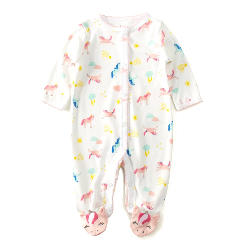 baby romper 4 Одежда для маленьких девочек от 0 до 12 месяцев с рисунком кота; Детские ползунки для мальчиков и девочек; комбинезон; одежда с изображением животных; Одежда для новорожденных; Детский комбинезон - Цвет: baby romper 4