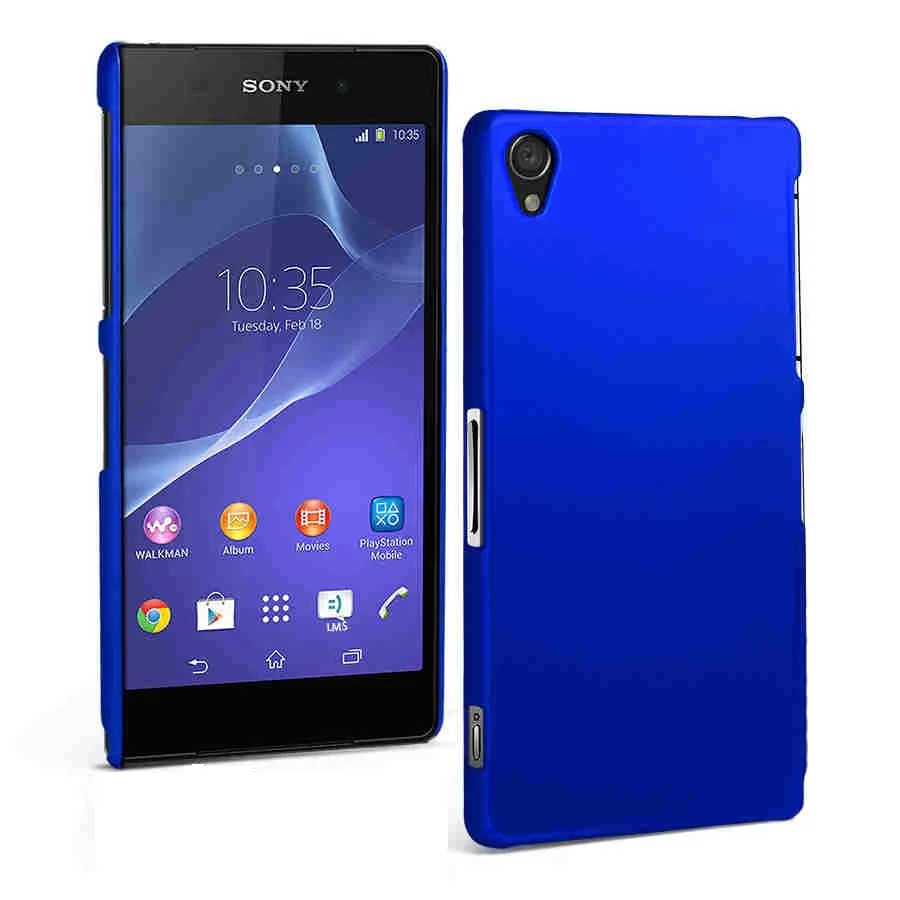 LANCASE For Sony Xperia Z3 Compact Case Candy Plastic Rubberized PC Hard Z5 Premium Frosted |