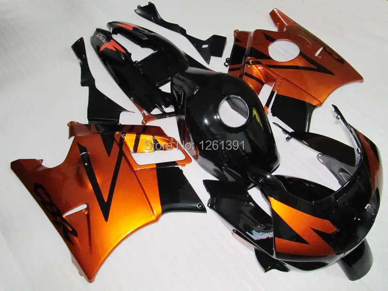 Обтекатели для мотоциклов оранжевые черные HONDA CBR600 F2 91 92 93 94 CBR600F2 1991 1997 1995 CBR 600 91-94