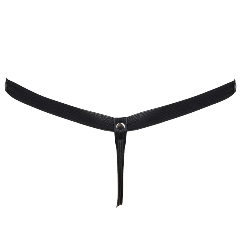 Новинка 2017 года Ракушки нижнее белье мужские стринги и G из искусственной кожи