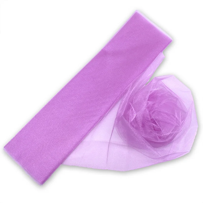 Light fuchsia Свадебное украшение 10 м* 48 см тюль рулон Хрустальная ткань органза тюль рулон День Рождения Вечеринка Детский душ фон украшение стола - Цвет: Light fuchsia