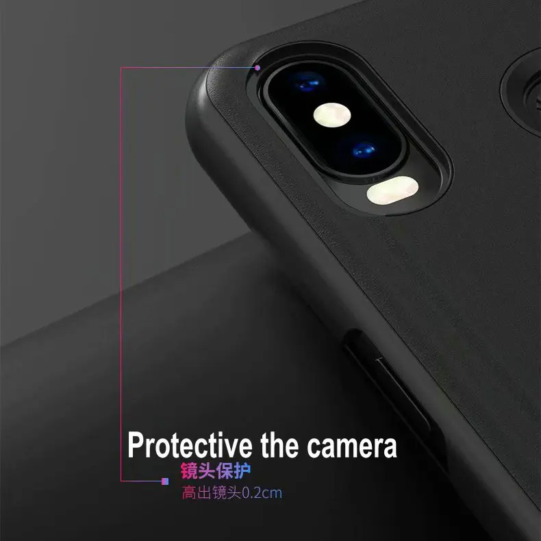 Чехол для Huawei P40 P30 P20 Pro умный пластиковый жесткий кожаный чехол Lite зеркальный