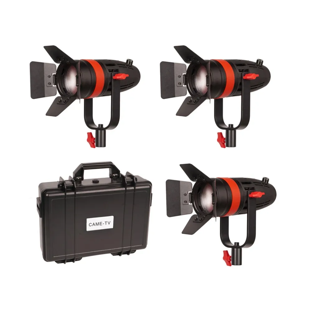 

3 Pcs CAME-TV Boltzen 55w Fresnel Focusable Led Daylight Led video light