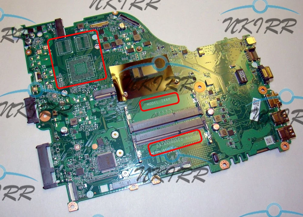 DAZAARMB6E0 REV:E ZAAR NBGRK110018 NBGRX110018 NB.GRK110.018 NB.GRX110.018 I3 Процессор DDR4 материнская плата для Aspire