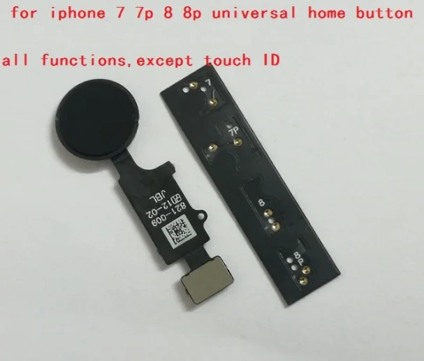 Универсальная кнопка домой гибкий кабель ключ возврата работает для iPhone 7 plus 8