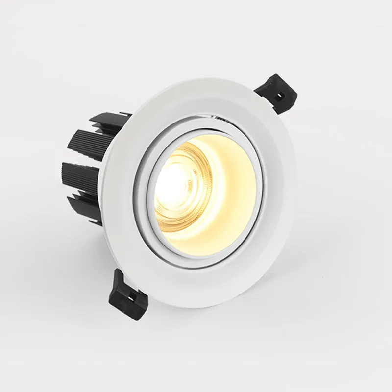 Super Bright Recessed LED Downlight COB 7W Adjust Focus Ceiling Spot Light Lamp AC 110V 220V White Black | Лампы и освещение