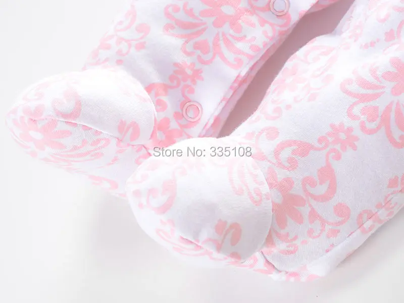 Одежда принцессы для новорожденных девочек боди младенцев Цветочный комбинезон