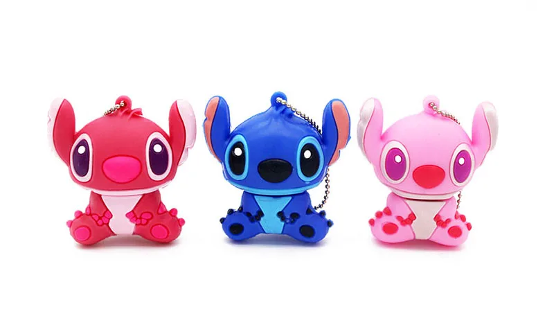 Jaster lovely Cartoon Lilo& Stitch USB флеш-накопители 64 ГБ 32 ГБ 16 ГБ 8 ГБ 4 ГБ флеш-накопитель карта памяти флешки в подарок