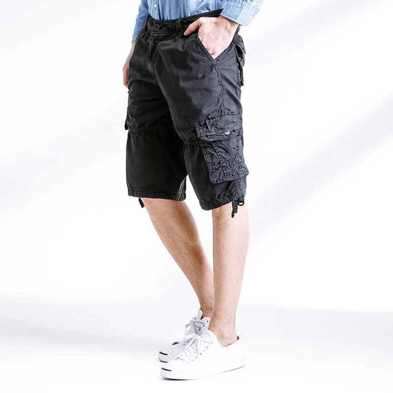 

Woodvoice Brand Army Camouflage Cargo Shorts Work Casual Bermuda Outdoors Brand Clothing Baggy Shorts Men Military Shorts DK3288