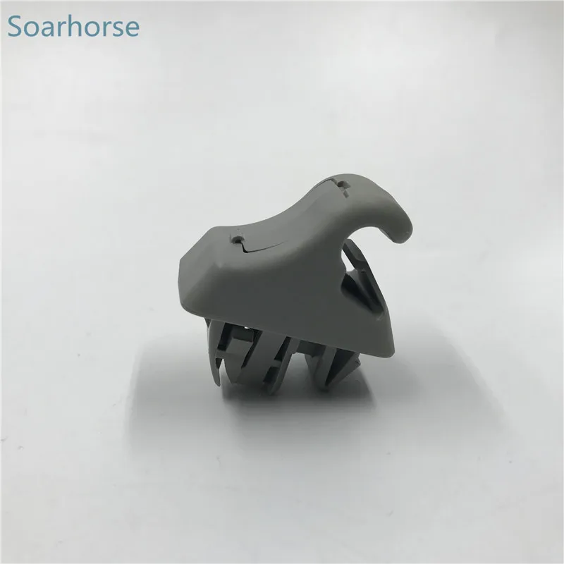 Soarhorse Автомобильный солнцезащитный крюк для козырька зажим Кронштейн Серый Бежевый для Mitsubishi Pajero Montero III 2000-2006 V73 V77 V93 V97