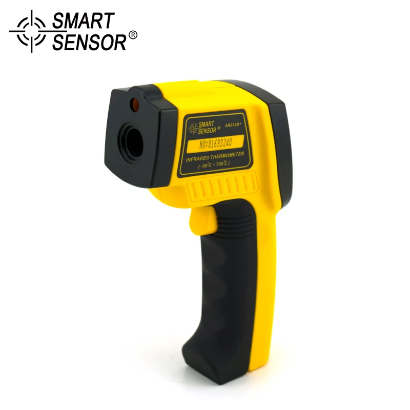 Digital Infrared Thermometer Handheld Non Contact Pyrometer Gauge LCD Display With Backlight AR852B+ -50~700C | Инструменты