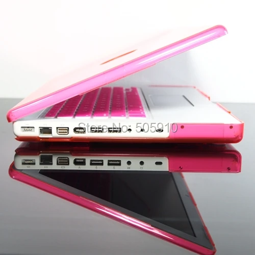 2 в 1 розовый кристалл жесткий чехол для старый Macbook белый 13 &quot A1181 + клавиатура