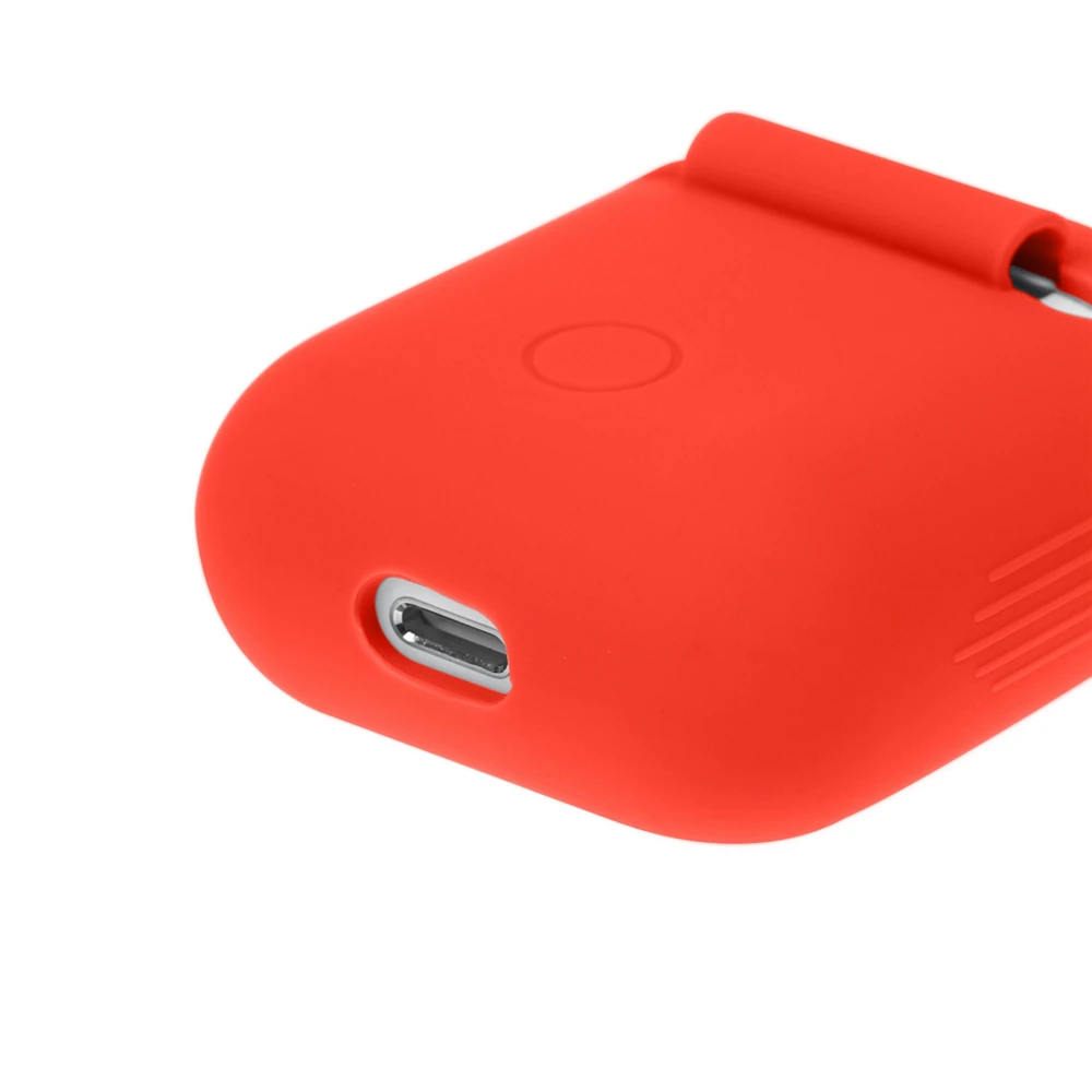 Защитный силиконовый чехол-накладка для Apple AirPods, беспроводной чехол для зарядки наушников, защита от ударов