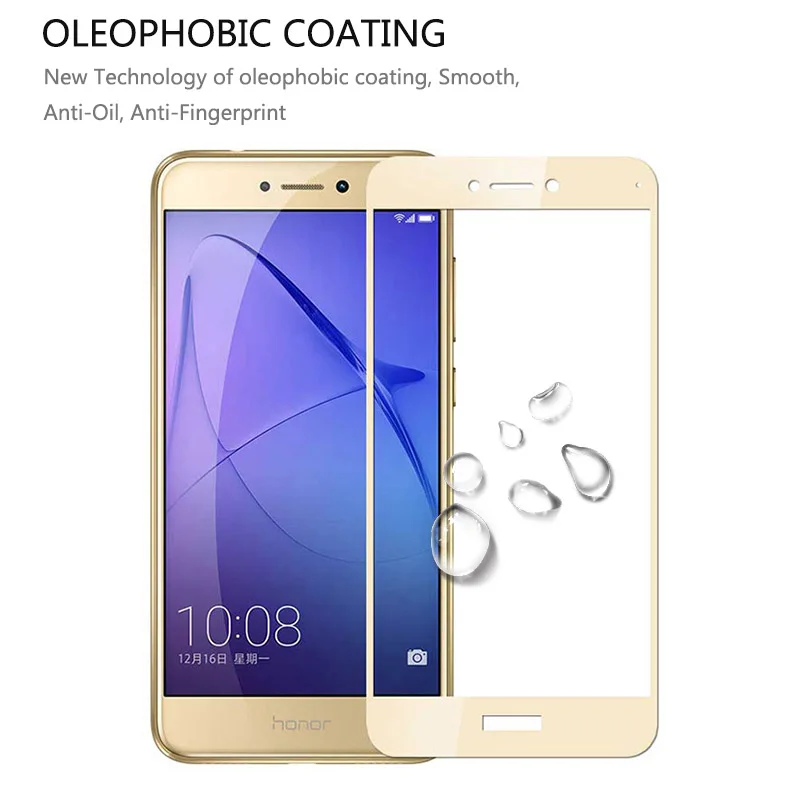 WolfRule 2 piezas para vidrio Huawei P9 Lite 2017 de vidrio templado Protector de pantalla para Huawei P9 Lite 2017 de la cubierta del tel&eacute;fono de la pel&iacute;cula-2