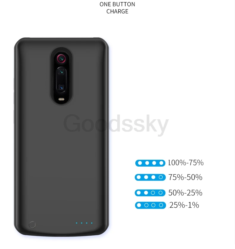 5000 мАч зарядное устройство чехол для Xiaomi Redmi K20 Pro портативная зарядка для путешествий внешний аккумулятор чехол для телефона чехол для Redmi K20 Pro Capa