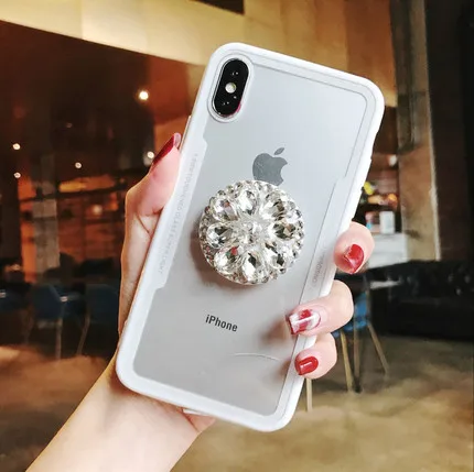 Для iPhone 12 X XR XS MAX 11 Pro 6 6S 7 8 Plus роскошный кронштейн подушки безопасности