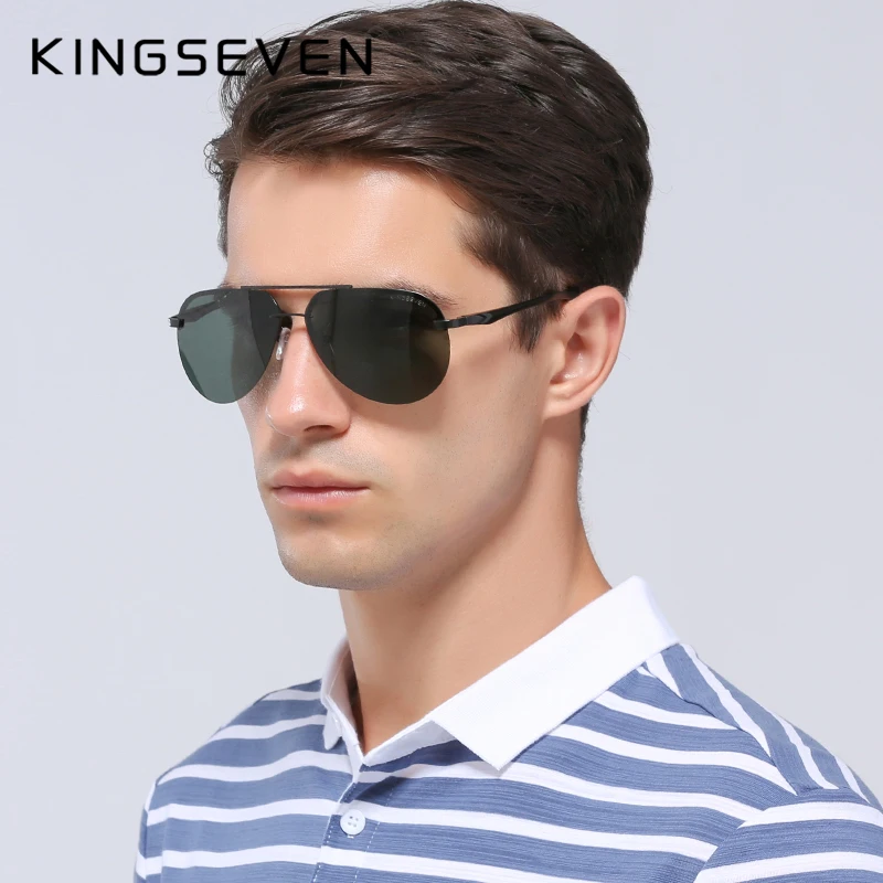 Солнцезащитные очки KINGSEVEN Поляризованные алюминиевые HD для мужчин и женщин|de