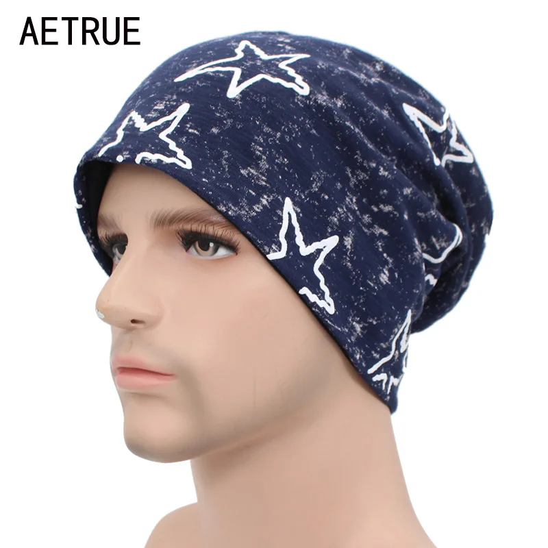 AETRUE Skullies Beanies Women Knitted Hat Men Winter Hats For Bonnet Fashion Cap Warm Baggy Soft Cotton Balaclava Beanie | Аксессуары