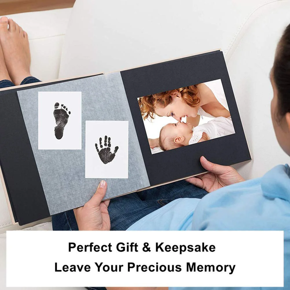 Safe Ink Pad Mess Free Inkless Baby Non-toxic Imprint Cards Stamp Newborn Souvenir Footprint Infant Handprint