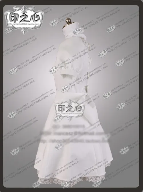 Alice: Алиса: безумие возвращается костюм для косплея белое платье на Хэллоуин