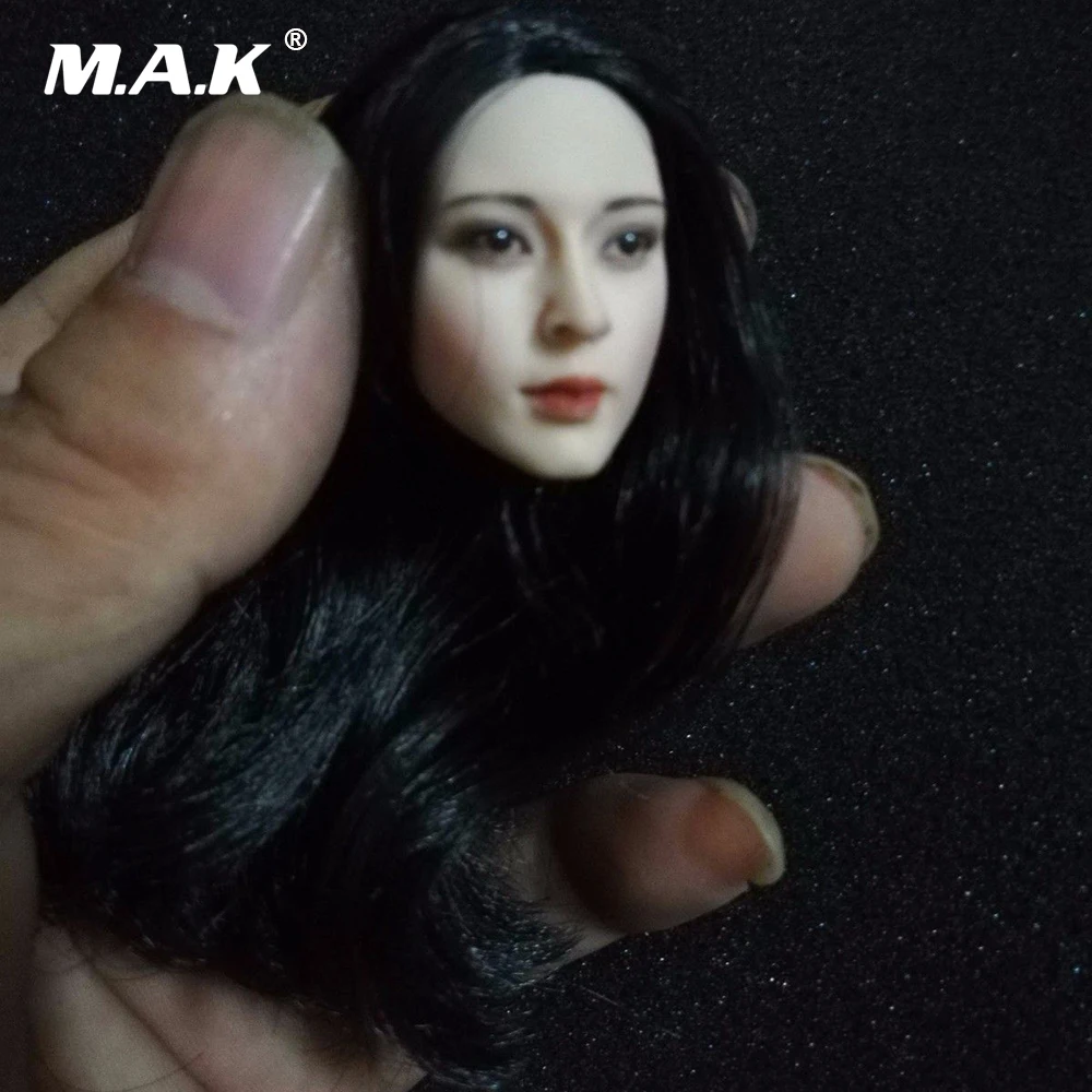 1/6 весы Азии красивый женский манекен головы лепить Ghost Story Ван Zuxian голова резьба