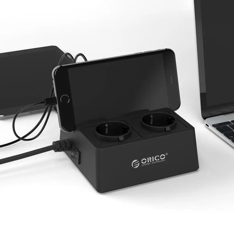 ORICO ODC обновленный офисный дом 2 AC EU блок питания с 5 портами USB зарядное устройство