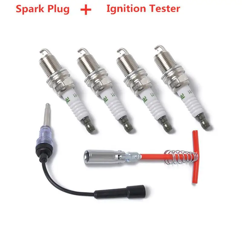 4 шт./компл. автомобильный Профессиональный Свеча зажигания + тестер для Toyota Camry RAV4