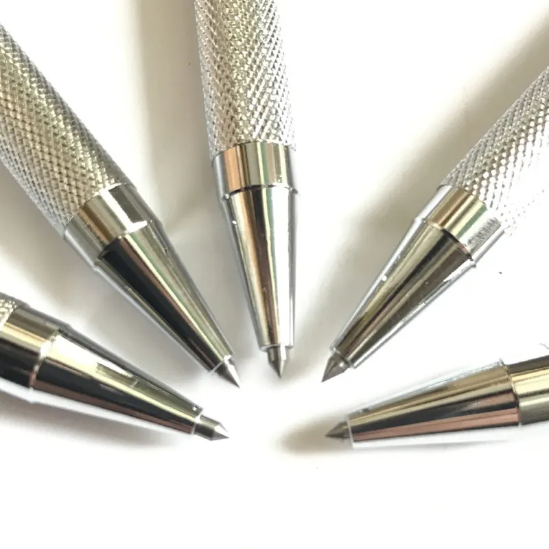 Silver Tungsten Tip Scriber Engraving Pen with Clip for Glass Ceramic Metal Sheet QJ888 | Инструменты