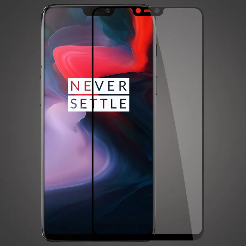 Oneplus 6T закаленное стекло Mofi защита экрана 9H 2.5D жесткий черный край Передняя