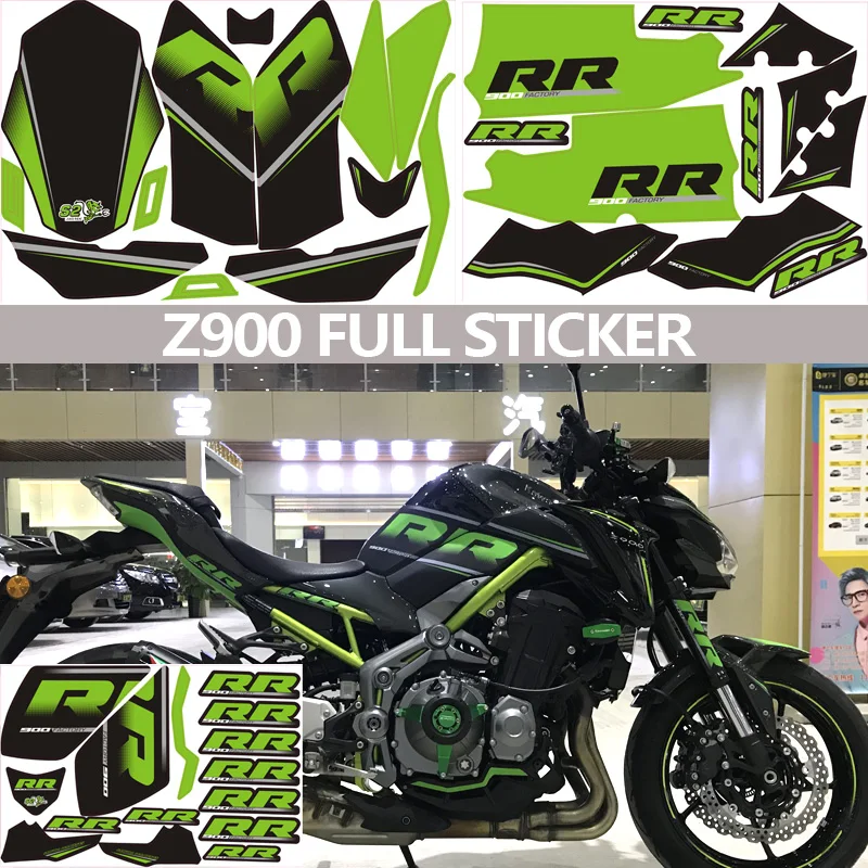 Аксессуары для мотоциклов для kawasaki Z900 стикер на полную длину наклейка для мотоцикла RR модифицированное украшение автомобиля Защита высокого качества ПВХ автомобиля