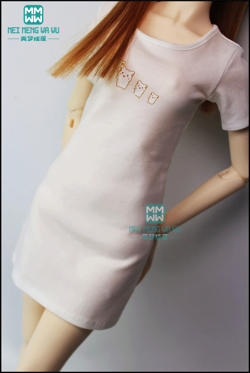 Кукла BJD одежда для 1/3 58 62 см DD SD10 SD13 модная повседневная хлопковая футболка