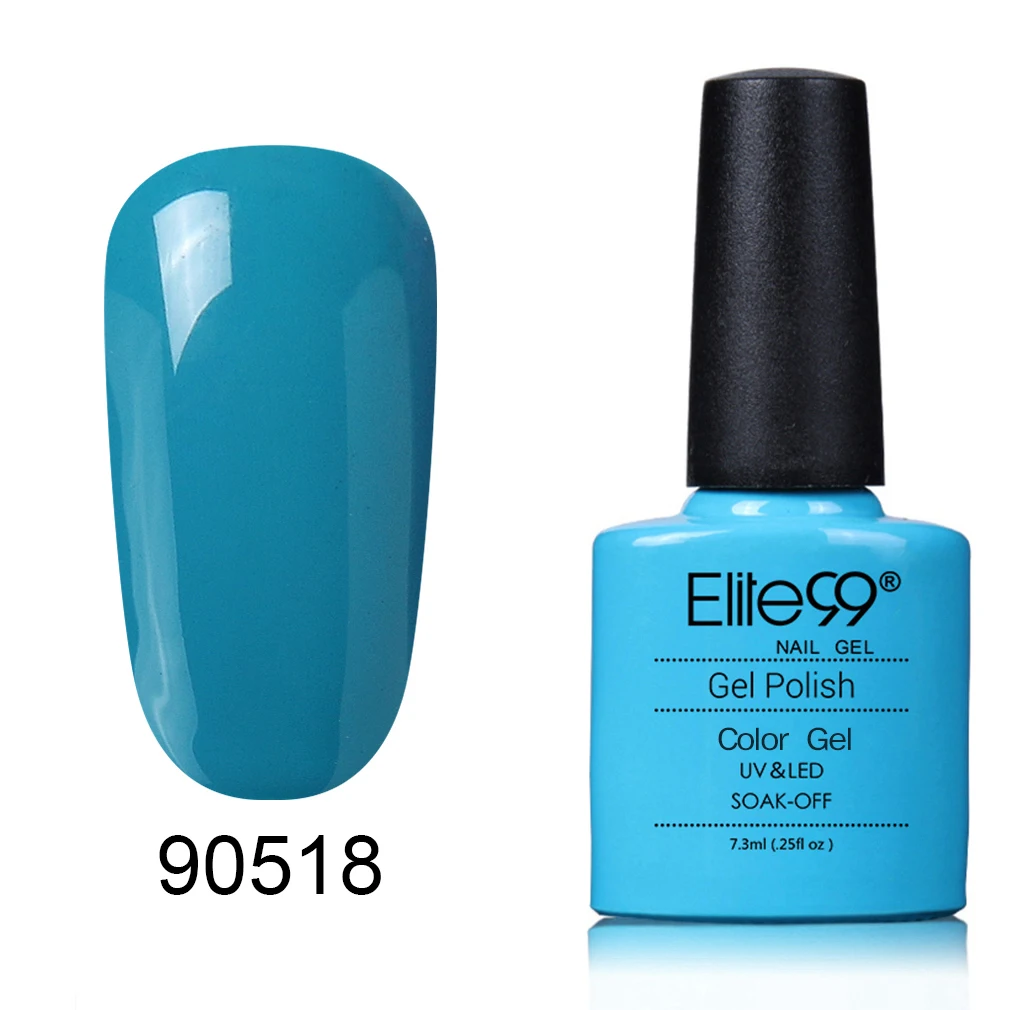Elite99 7.3ML UV Gel Varnish Nail Polish Manicure Gellak Hybrid Nails Art Off Prime Colorful Bottle | Красота и здоровье