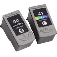 2x pg 40 cl 41 compatible ink cartridge for canon pixma mp140 mp150 mp160 mp180 mp190 mp210 mp220 mp450 mp470 printer