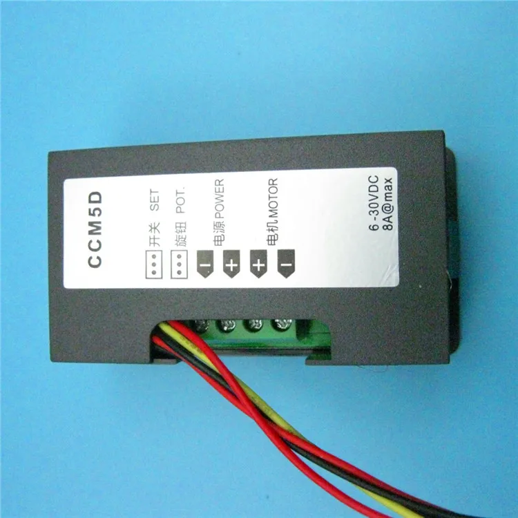 

Digital PWM DC Motor Governor 6V12V24V Poleless Speed Control Switch Controller Display Shell