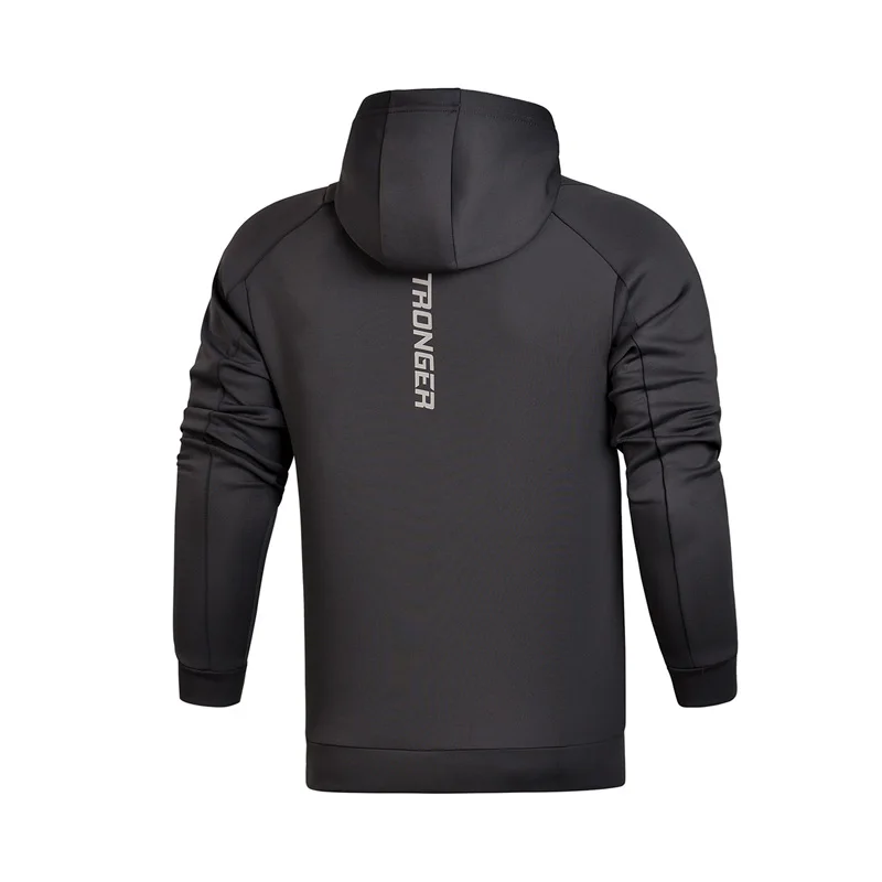 Мужской тренировочный свитер Li-Ning классическая посадка 93% полиэстер 7% спандекс