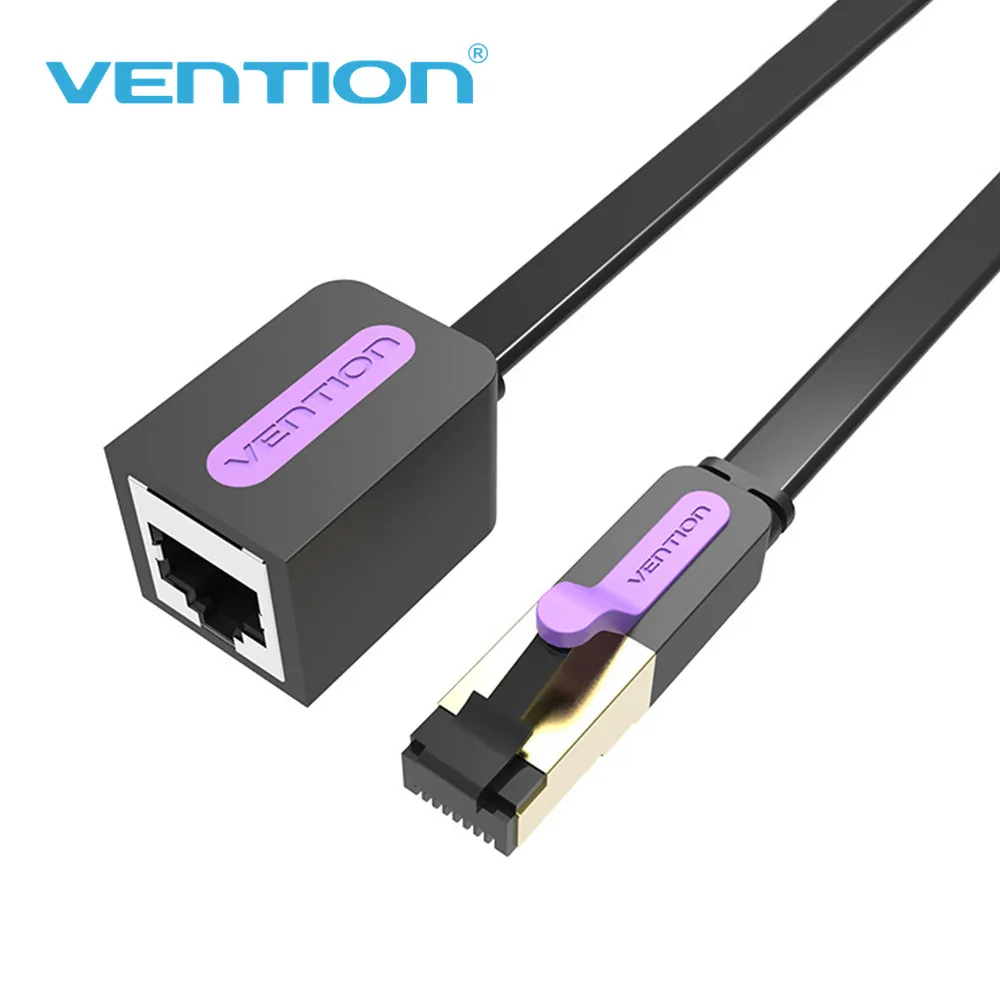 Ethernet кабель Vention RJ45 удлинитель с разъемом Папа мама сетевой Удлинительный Lan 1 м 5 2