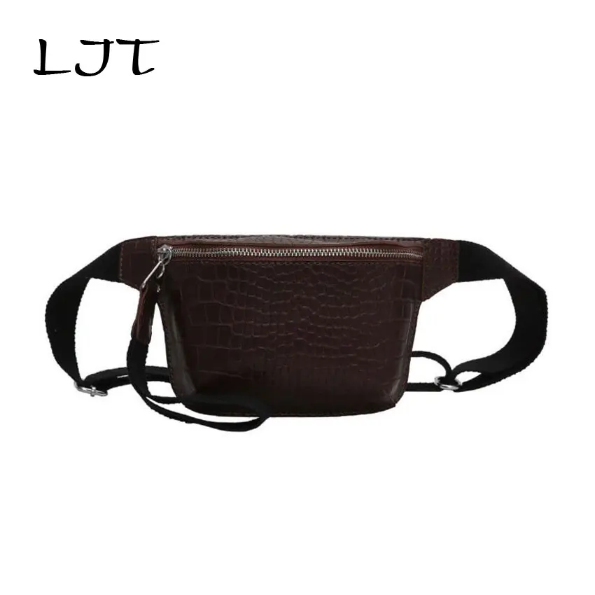 LJT поясная сумка в винтажном стиле Женская из искусственной кожи аллигатора