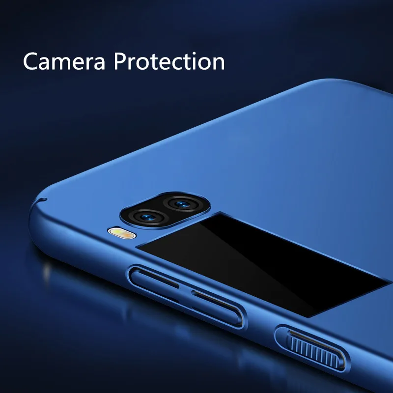 Meizu Pro 7 Plus case cover pro7 back hard PC full protective phone capas black MOFi original and covers |
