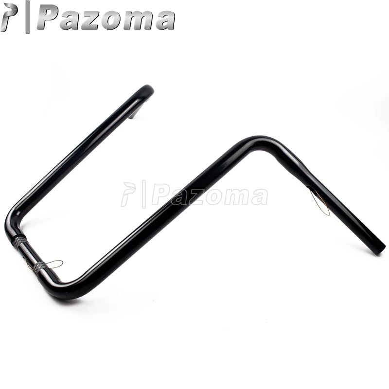 Черный мотоцикл 18 &quotRise 1 1/4&quot Ape вешалка руль винтажная ручка бар для Harley Softail FLST
