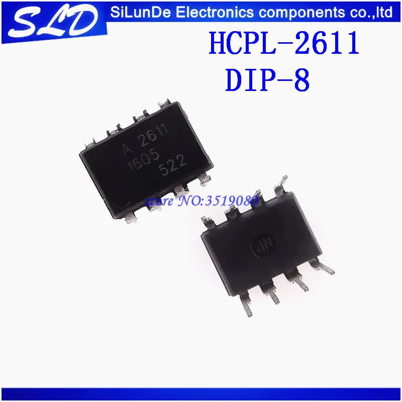 

Free Shipping 20pcs/lot A2611 HCPL-2611 A 2611 DIP-8 new original In Stock