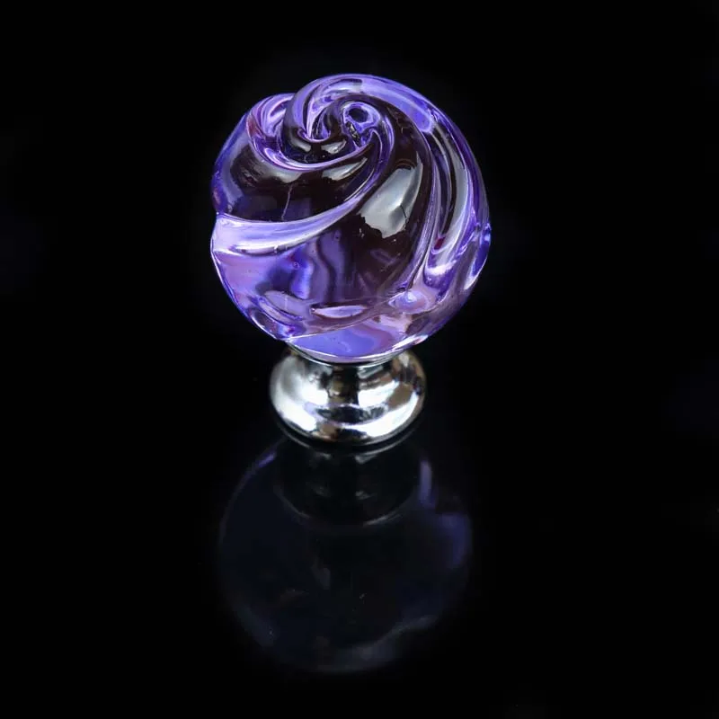 Модные креативные стеклянные Хрустальные Ручки для ящиков винного шкафа ручки
