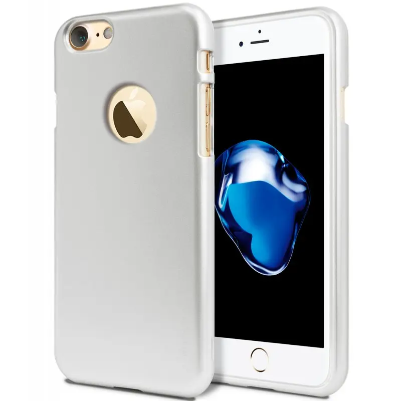 Для iPhone 7 чехол из ТПУ Jelly оригинальный Mercury Goospery металлический мягкий кожаный TPU