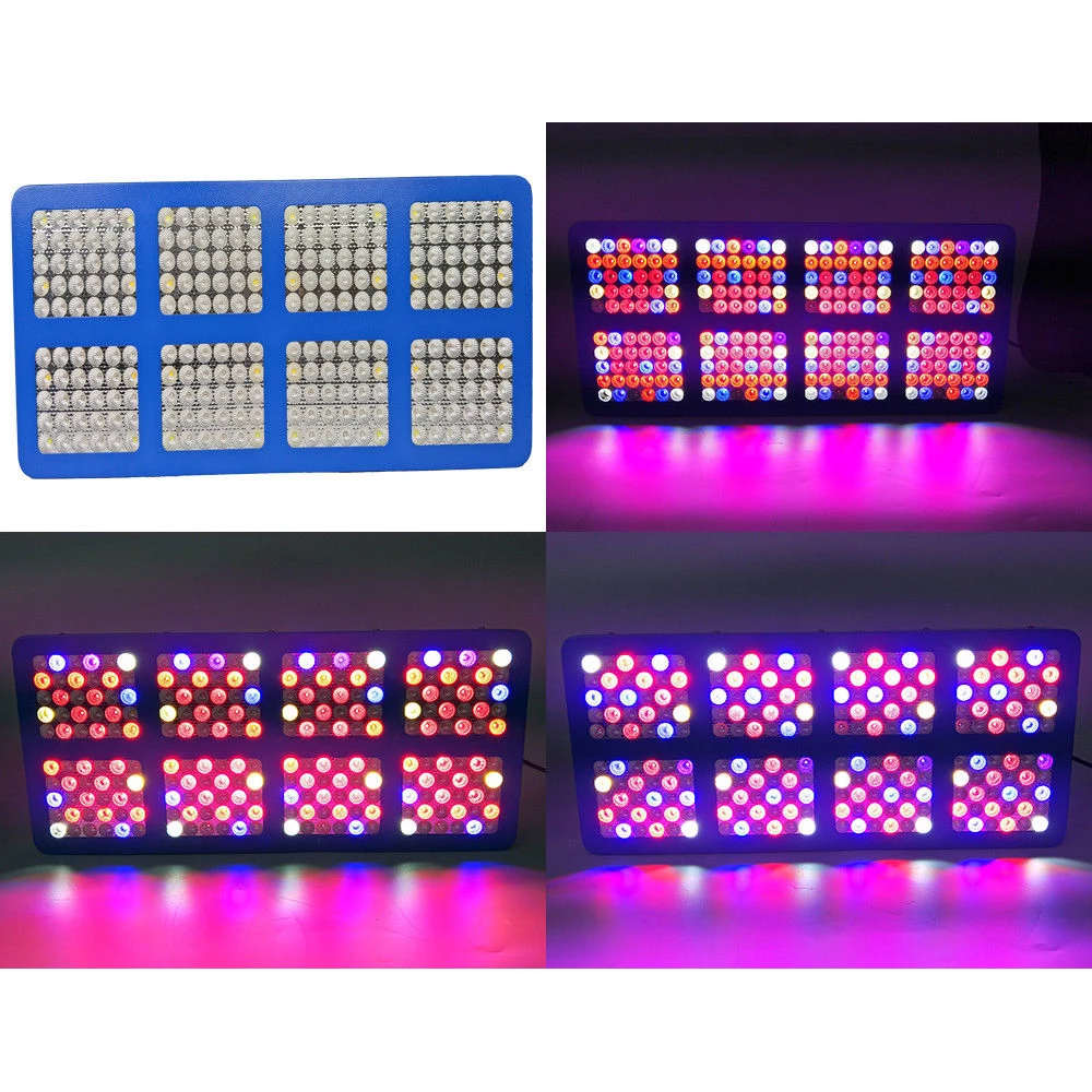 CrxSunny отражатель-серия 2400W светодиодный свет для выращивания полного спектра 380-730nm Светодиодный лампа для выращивания растений с питанием от источника для комнатные растения, овощи и с цветочным узором